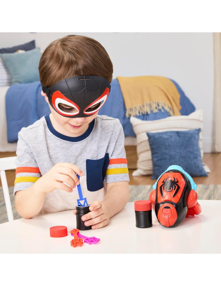 Lanzador de Burbuja Electrónico Marvel Spidey Miles Morales