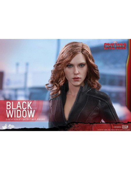 Figura Coleccionable Hot Toys Viuda Negra 1/6 Marvel Guerra Civil Figura Coleccionable Hot Toys Viuda Negra 1/6 Marvel Guerra Civil