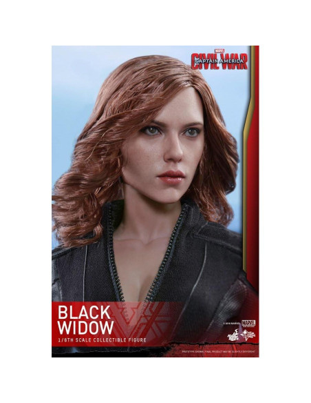 Figura Coleccionable Hot Toys Viuda Negra 1/6 Marvel Guerra Civil Figura Coleccionable Hot Toys Viuda Negra 1/6 Marvel Guerra Civil