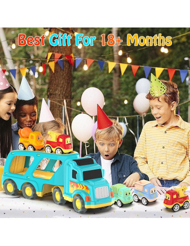 Camión de Juguete Veslier 5 en 1 con Sonidos y Luces