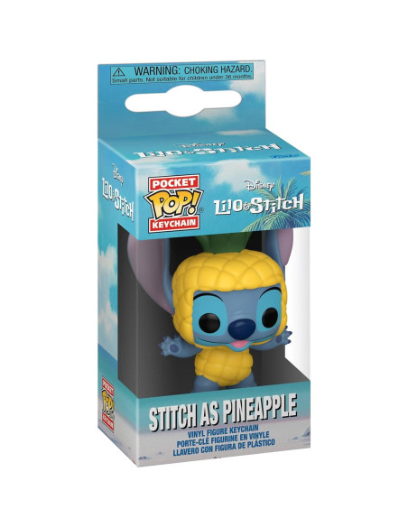 Llavero Funko Pop! Stitch Piña - Lilo y Stitch - 10.16 cm