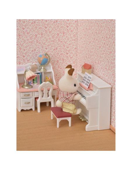 Conjunto de Piano y Escritorio Calico Critters - 20 Piezas