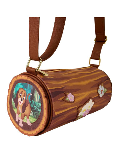Bolso Cruzado Loungefly Disney El Zorro y el Sabueso 25.4x12.7x12.7cm