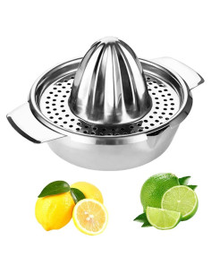 Exprimidor de Naranja Manual Acero Inoxidable Gogocow 17x10.7cm