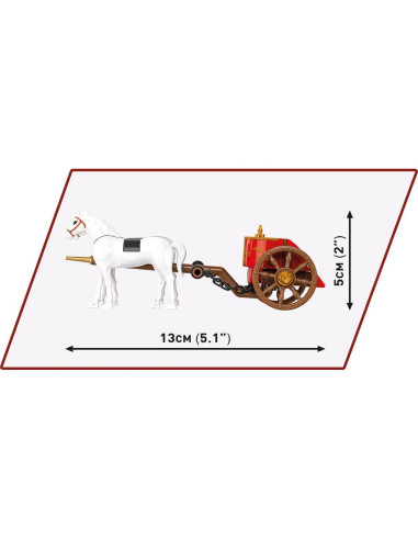 Carro Romano COBI 20069 con 93 piezas y 2 caballos