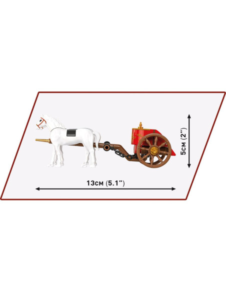 Carro Romano COBI 20069 con 93 piezas y 2 caballos