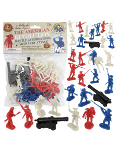 Set de Figuras de Plástico BMC Guerra Revolucionaria 32 Piezas