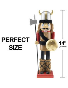 Cascanueces de Madera Vikingo 35 cm Clever Creations 2