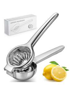 Exprimidor de Limón Sopito de Acero Inoxidable 422g Apto Lavavajillas