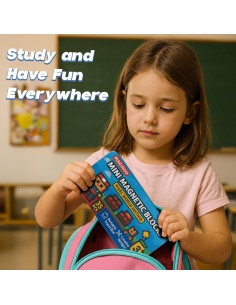 35 Piezas Bloques Magnéticos Mini Maginoo - Juguete Educativo STEM 2