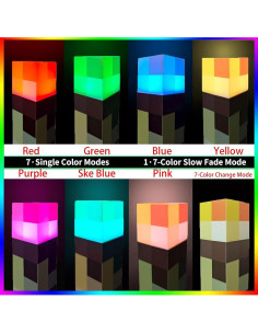 Luz de Antorcha LED de Pared Hopanrel, 7 Colores, Recargable 2