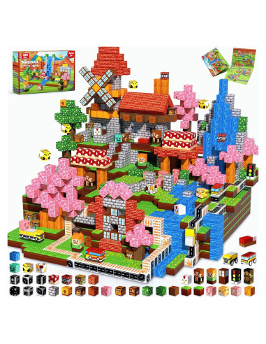 300 Piezas Bloques Magnéticos Magneverse para Niños 3+