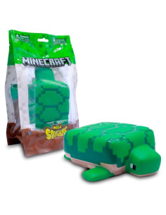 Minecraft Mega SquishMe Tortuga - Alivio de Estrés 15.24 cm