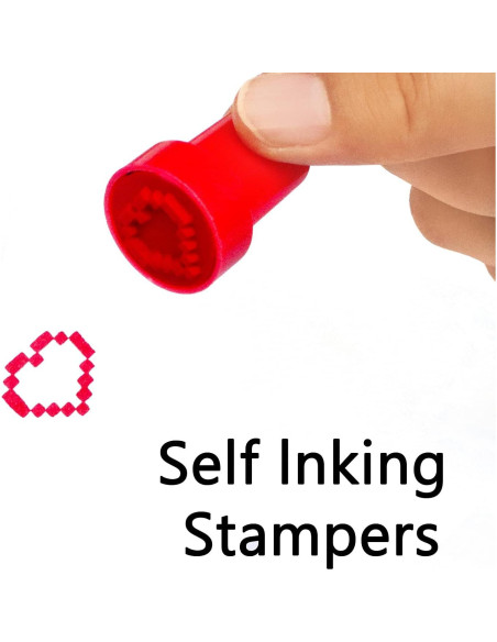 24 Sellos Temáticos Mineros de Píxeles GISUKA 3.81cm