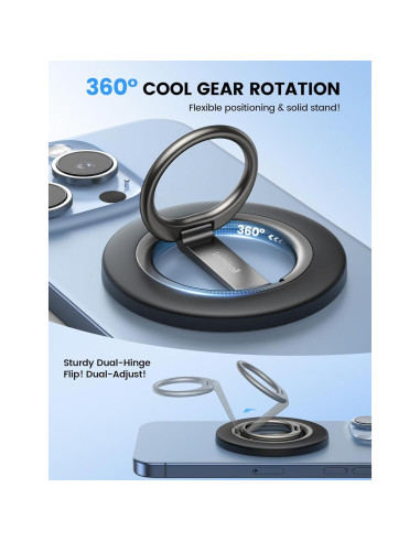 Soporte Magnético Lamicall para Teléfono MagSafe - Doble Bisagra