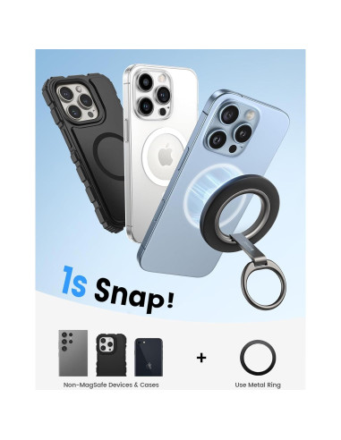 Soporte Magnético Lamicall para Teléfono MagSafe - Doble Bisagra