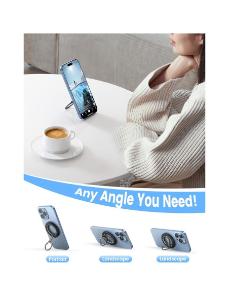 Soporte Magnético Lamicall para Teléfono MagSafe - Doble Bisagra