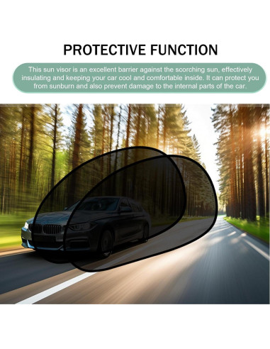 Sombra Universal para Ventana de Auto Zikefest ZIK2FT 65x38cm