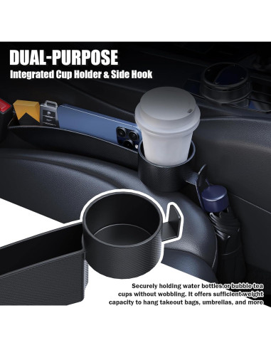 Organizador de Espacio entre Asientos de Coche VKQTS 2PCS