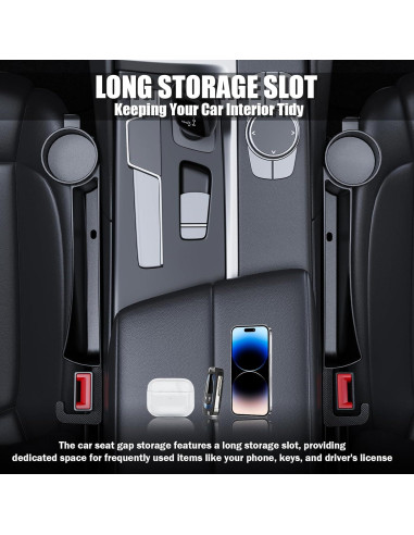 Organizador de Espacio entre Asientos de Coche VKQTS 2PCS