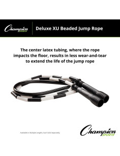 Cuerda de Salto Beaded Deluxe XU Champion Sports 1.83 m 2