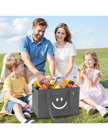 Bolsas de Compras Reutilizables WISELIFE 3 Piezas Plegables