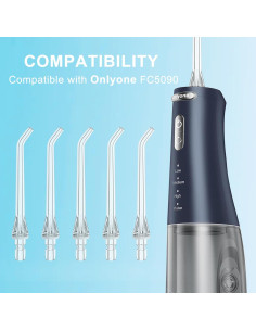 Puntas de Repuesto para Irrigador Dental Onlyone FC5090 - 5 Puntas Clásicas 2