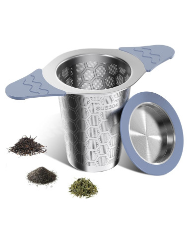 Infusor de Té CTIANWXY Acero Inoxidable con Mangos de Silicona