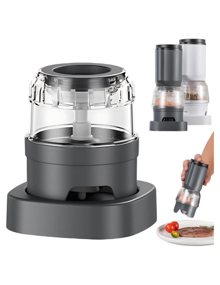 Juego de Molinillos Eléctricos de Sal y Pimienta Genérico 100 ml