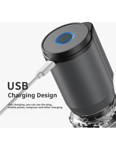 Juego de Molinillos Eléctricos de Sal y Pimienta Genérico 100 ml