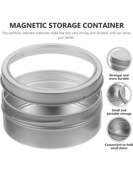 Lata Magnética para Especias DECHOUS - Acero Inoxidable 68g