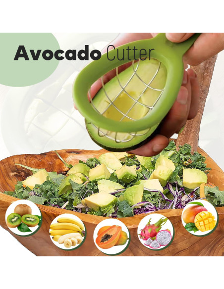 Juego de Cortadores de Aguacate FALESHOS 3 Piezas Apto Lavavajillas Juego de Cortadores de Aguacate FALESHOS 3 Piezas Apto Lavavajillas