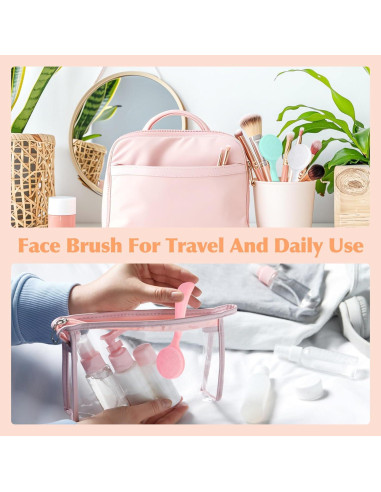 Juego de 4 cepillos faciales de silicona Shuibao - Limpieza profunda