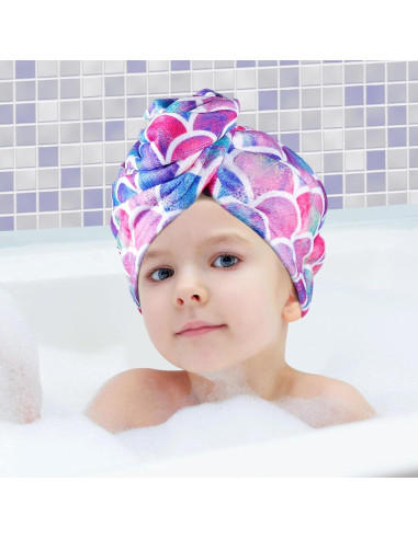 Toalla de Microfibra para Cabello MADHOLLY Sirena 2Pack