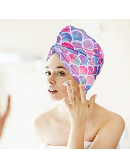 Toalla de Microfibra para Cabello MADHOLLY Sirena 2Pack