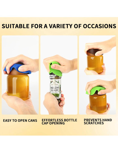 Paquete de 4 almohadillas de silicona antideslizantes Cuxnoo