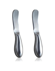 Cuchillos para Untar Mantequilla y Queso Hetenoyo 2 Piezas