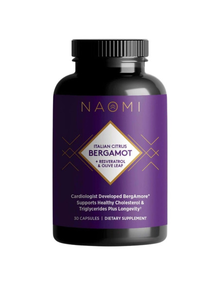 Suplemento de Bergamota Cítrica NAOMI 500mg + Resveratrol 30 Cápsulas Suplemento de Bergamota Cítrica NAOMI 500mg + Resveratrol 30 Cápsulas