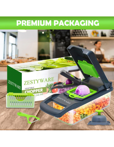 Cortador de Verduras Multifuncional ZESTYWARE VC-001 16 en 1