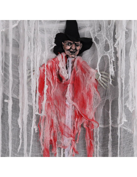 Tela Espeluznante Halloween ZYP 1041 x 203 cm Color Blanco Tela Espeluznante Halloween ZYP 1041 x 203 cm Color Blanco