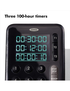 Temporizador Digital Triple OXO Good Grips - Pantalla Grande 2