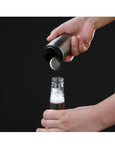 Abrebotellas Automático HQY de Acero Inoxidable - Fácil Uso