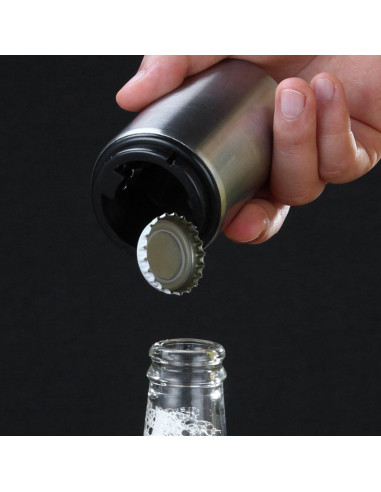 Abrebotellas Automático HQY de Acero Inoxidable - Fácil Uso