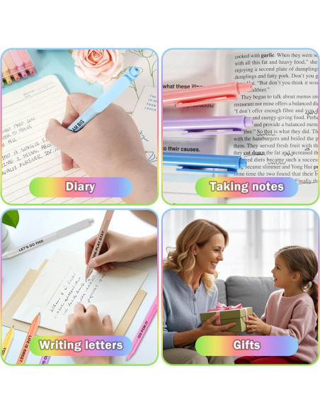 Juego de 12 Bolígrafos Punta Fina WY WENYUAN Tinta Negra 0.7mm Juego de 12 Bolígrafos Punta Fina WY WENYUAN Tinta Negra 0.7mm