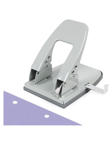 Perforadora de 2 agujeros HKKYO metálica para 30 hojas