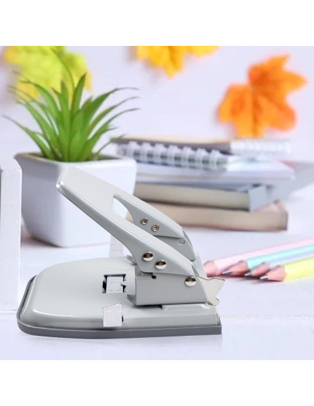 Perforadora de 2 agujeros HKKYO metálica para 30 hojas Perforadora de 2 agujeros HKKYO metálica para 30 hojas