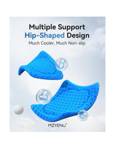 Cojín de Gel MZYENU para Silla y Coche, Alivio de Espalda 2