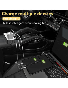 Inversor de Potencia de Coche 200W PiSFAU DC 12V a AC 110V 2