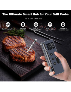 Termómetro de Carne Inalámbrico Bluetooth Trefoiled BBQ06 2