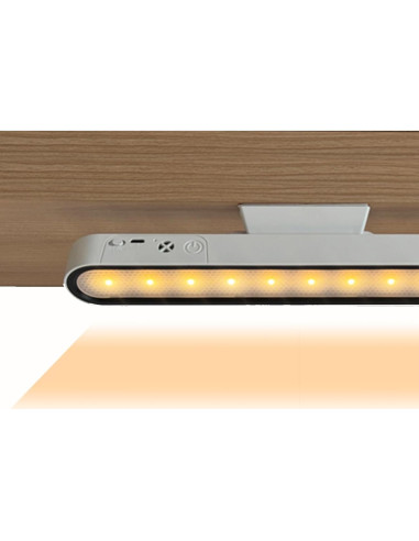 Luz de Libro Recargable N-LUCKTIDE con 3 Temperaturas de Color